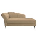 Ver imagem 1 de Divã Dani 1,40m Suede Bege Rosado - Dominic Decor