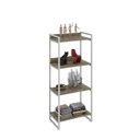 Ver imagem 2 de Estante para Livros Industrial 145cmx60cm 4 Prateleiras Kuadra