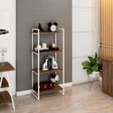 Ver imagem 6 de Estante para Livros Industrial 145cmx60cm 4 Prateleiras Kuadra