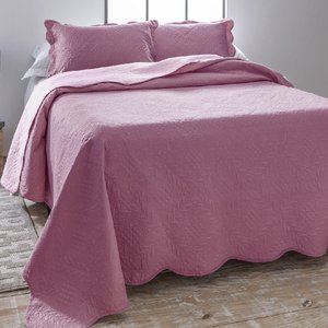 Kit Colcha Jolitex King 3 Peças Lisa Rosa Chá