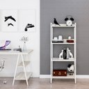 Ver imagem 1 de Estante para Livros Industrial 145cmx60cm 4 Prateleiras Kuadra