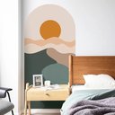 Ver imagem 3 de Adesivo de Parede Arco Paisagem Decoração para Interiores