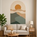 Ver imagem 1 de Adesivo de Parede Arco Paisagem Decoração para Interiores