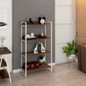 Estante para Livros Industrial 145cmx80cm 4 Prateleiras Kuadra - 6