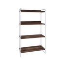 Ver imagem 3 de Estante de Livros Industrial Aço 80CMX146CM 4 Prateleiras Kuadra Marrom