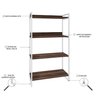 Estante para Livros Industrial 145cmx80cm 4 Prateleiras Kuadra - 5