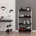 Ver imagem 1 de Estante para Livros Industrial 145cmx80cm 4 Prateleiras Kuadra