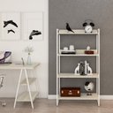 Ver imagem 1 de Estante para Livros Industrial 145cmx80cm 4 Prateleiras Kuadra