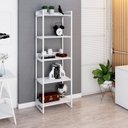 Ver imagem 6 de Estante de Livros Industrial Aço 60CMX187CM 5 Prateleiras Kuadra Branco