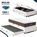 Ver imagem 3 de Cama Box Baú + Colchão Gazin de Molas Ensacadas One Face Air Light + Auxiliar de Espuma Solteiro