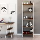 Ver imagem 1 de Estante para Livros Industrial 187cmx60cm 5 Prateleiras Kuadra