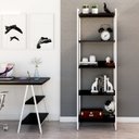 Ver imagem 1 de Estante para Livros Industrial 187cmx60cm 5 Prateleiras Kuadra