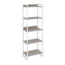 Ver imagem 3 de Estante de Livros Industrial Aço 60cmx187cm 5 Prateleiras Kuadra