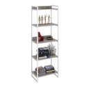 Ver imagem 2 de Estante de Livros Industrial Aço 60cmx187cm 5 Prateleiras Kuadra