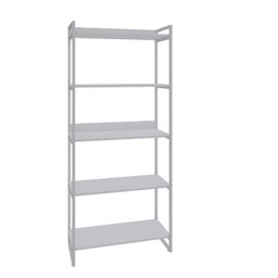 Estante para Livros Industrial 187cmx80cm 5 Prateleiras Kuadra - 3
