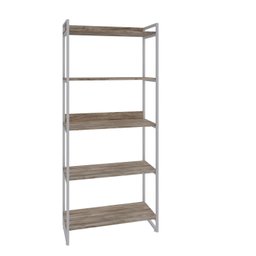 Estante para Livros Industrial 187cmx80cm 5 Prateleiras Kuadra - 3