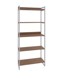 Estante para Livros Industrial 187cmx80cm 5 Prateleiras Kuadra - 3