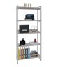 Estante para Livros Industrial 187cmx80cm 5 Prateleiras Kuadra - 2