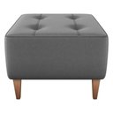 Ver imagem 6 de Puff Decorativo para Sala Piva 62x52 Cm E425 Milani Store Cinza