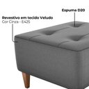 Ver imagem 5 de Puff Decorativo para Sala Piva 62x52 Cm E425 Milani Store Cinza