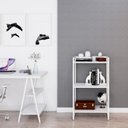 Ver imagem 1 de Estante para Livros Industrial 104cmx60cm 3 Prateleiras Kuadra