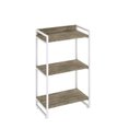 Ver imagem 3 de Estante de Livros Industrial Aço 60CMX104CM 3 Prateleiras Kuadra Marrom