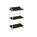 Ver imagem 3 de Estante de Livros Industrial Aço 60CMX104CM 3 Prateleiras Kuadra Marrom
