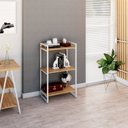 Ver imagem 6 de Estante para Livros Industrial 104cmx60cm 3 Prateleiras Kuadra