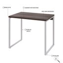 Ver imagem 5 de Escrivaninha Mesa Escritório Office Estilo Industrial 90Cm Kuadra