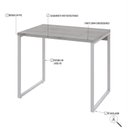 Ver imagem 5 de Escrivaninha Mesa Escritório Office Estilo Industrial 90Cm Kuadra