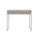 Ver imagem 6 de Escrivaninha Mesa Escritório Office Estilo Kuadra 90cm Industrial Snow e Branco Chess