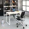 Escrivaninha Mesa Escritório Office Estilo Industrial 90Cm Kuadra - 7