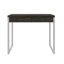 Ver imagem 2 de Escrivaninha Mesa Escritório 90Cm 2 Gavetas Kuadra