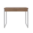 Ver imagem 6 de Escrivaninha Mesa Escritório 90Cm 2 Gavetas Kuadra