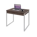 Ver imagem 4 de Escrivaninha Mesa Escritório 90Cm 2 Gavetas Kuadra