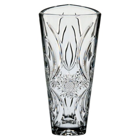 Vaso Decorativo Enfeite Planta Triangular Eco Crystal 23x10x10cm Transparente