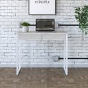 Ver imagem 1 de Escrivaninha Mesa Escritório 90Cm 2 Gavetas Kuadra