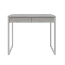 Ver imagem 2 de Escrivaninha Mesa Escritório 90Cm 2 Gavetas Kuadra