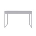 Ver imagem 6 de Escrivaninha Mesa Escritório Office Estilo Kuadra 120cm Industrial Branco e Branco Chess