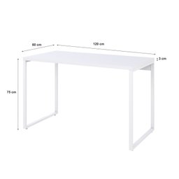 Mesa para Escritório Office Estilo Industrial 120cm Kuadra  - 3