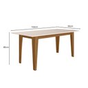 Ver imagem 4 de Sala de Jantar Liz 160x90 com Vidro 6l Cadeiras Josi Poliman Móveis