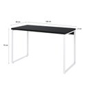 Ver imagem 3 de Escrivaninha Mesa Escritório Office Estilo Industrial 120Cm Kuadra