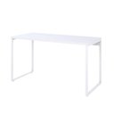 Ver imagem 2 de Escrivaninha Mesa Escritório Office Estilo Kuadra 135cm Industrial Branco e Branco Chess