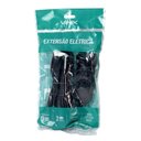 Ver imagem 2 de Extensão Elétrica 3 Tomadas Pl 2x0,75 3m Preta