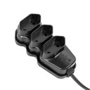 Ver imagem 4 de Extensão Elétrica 3 Tomadas Pl 2x0,75 3m Preta