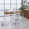 Escrivaninha Mesa Escritório Office Estilo Industrial 135cm Kuadra - 7