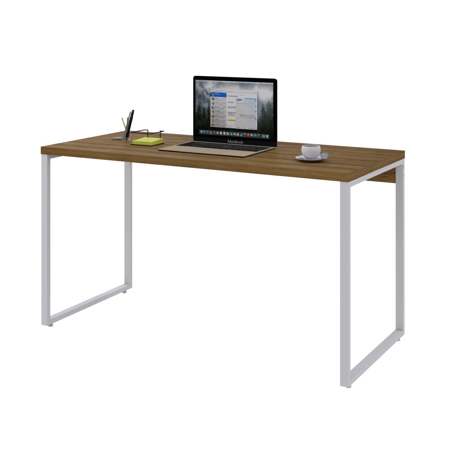 Mesa para Escritório Office Estilo Industrial 135cm Kuadra - 4
