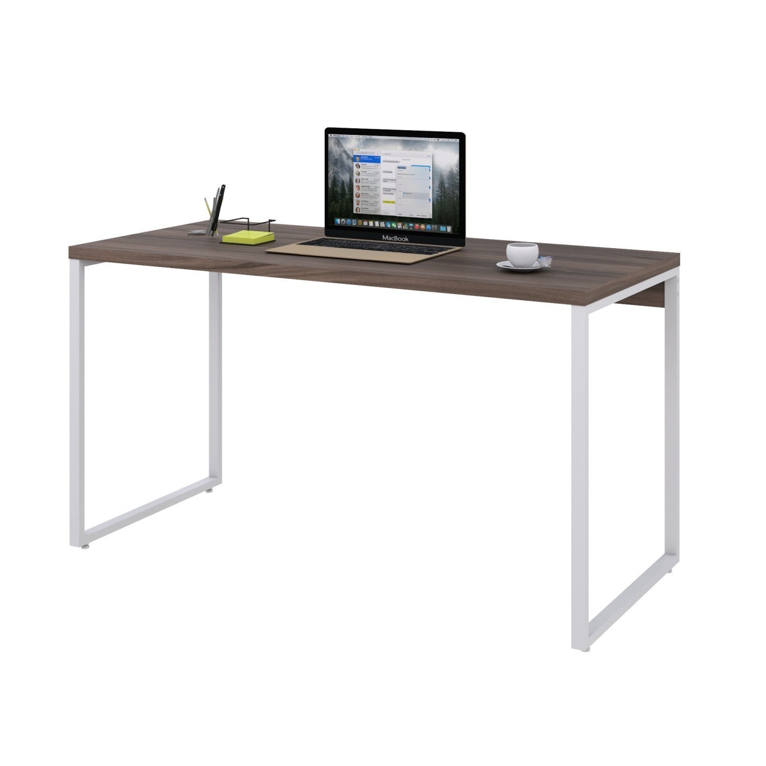 Mesa para Escritório Office Estilo Industrial 135cm Kuadra - 4