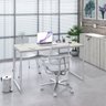 Escrivaninha Mesa Escritório Office Estilo Industrial 135cm Kuadra - 7