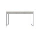 Ver imagem 6 de Escrivaninha Mesa Escritório Office Estilo Kuadra 135cm Industrial Snow e Branco Chess